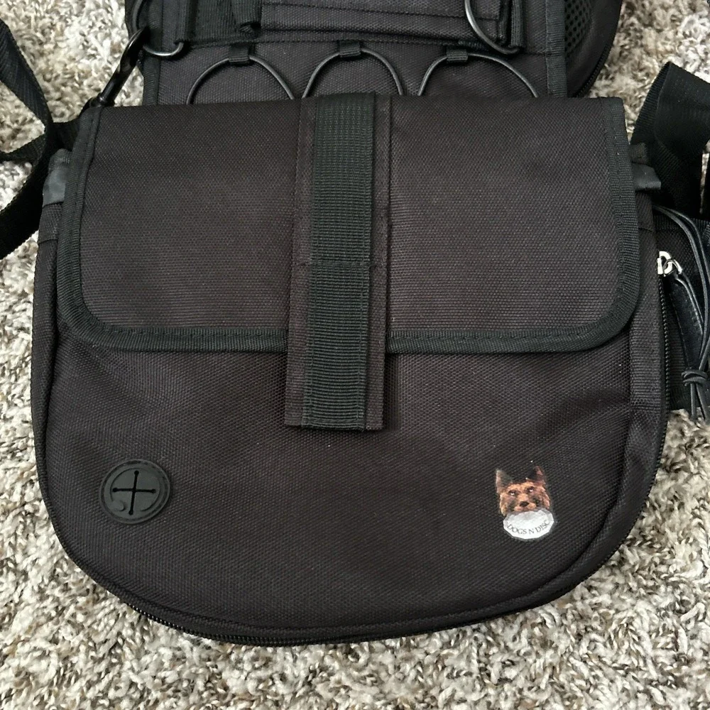 K9 Dog Backpack for Disc Golf Hiking Traveling Camping Training Harness
